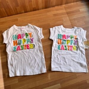 Easter T-shirt sisters bundle 3t and 5t happy Easter